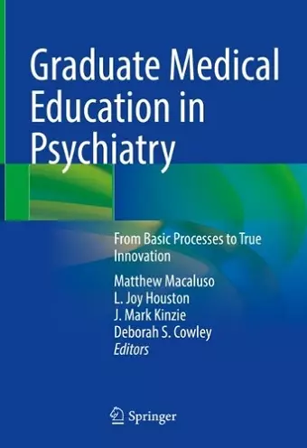 Graduate Medical Education in Psychiatry cover