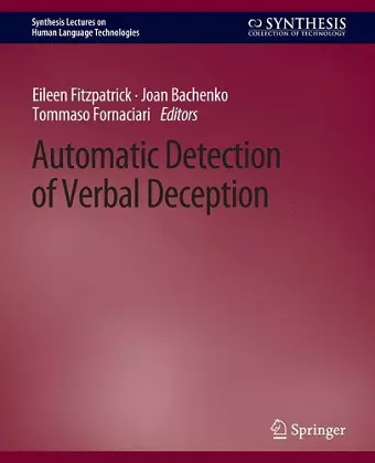 Automatic Detection of Verbal Deception cover