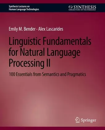 Linguistic Fundamentals for Natural Language Processing II cover