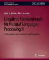 Linguistic Fundamentals for Natural Language Processing II cover