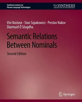Semantic Relations Between Nominals, Second Edition cover