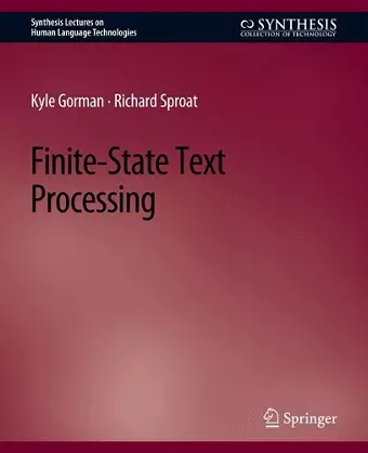 Finite-State Text Processing cover