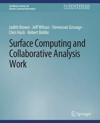 Surface Computing and Collaborative Analysis Work cover