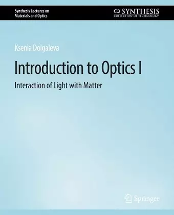 Introduction to Optics I cover