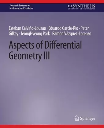 Aspects of Differential Geometry III cover