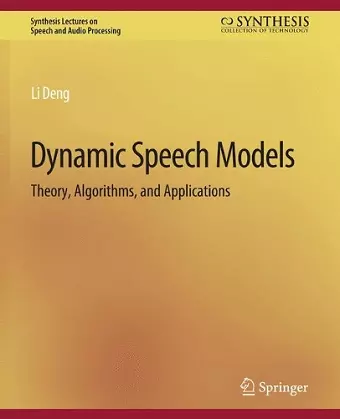 Dynamic Speech Models cover