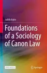 Foundations of a Sociology of Canon Law cover