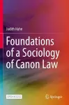 Foundations of a Sociology of Canon Law cover