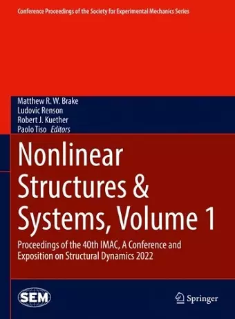 Nonlinear Structures & Systems, Volume 1 cover