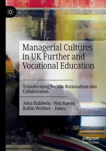 Managerial Cultures in UK Further and Vocational Education cover