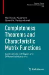 Completeness Theorems and Characteristic Matrix Functions cover