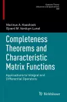 Completeness Theorems and Characteristic Matrix Functions cover