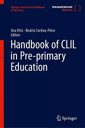 Handbook of CLIL in Pre-primary Education cover