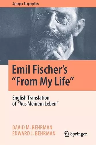 Emil Fischer’s ‘’From My Life’’ cover