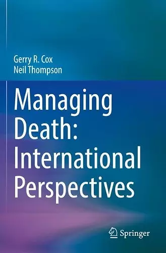 Managing Death: International Perspectives cover
