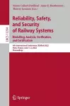 Reliability, Safety, and Security of Railway Systems. Modelling, Analysis, Verification, and Certification cover