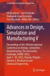 Advances in Design, Simulation and Manufacturing V cover