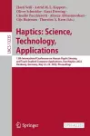 Haptics: Science, Technology, Applications cover