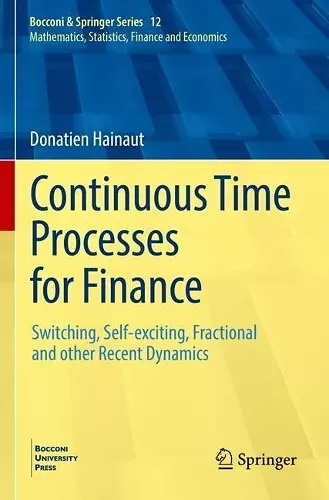 Continuous Time Processes for Finance cover