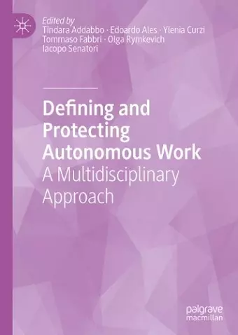 Defining and Protecting Autonomous Work cover