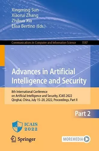 Advances in Artificial Intelligence and Security cover