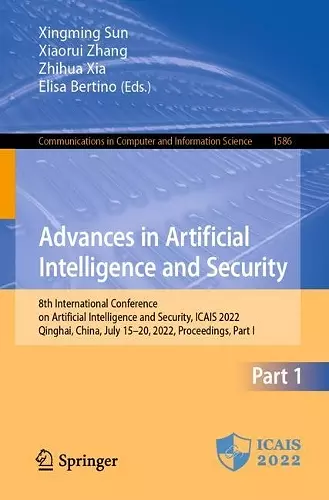 Advances in Artificial Intelligence and Security cover