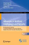 Advances in Artificial Intelligence and Security cover