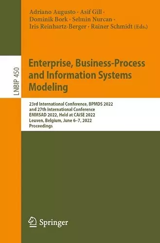 Enterprise, Business-Process and Information Systems Modeling cover