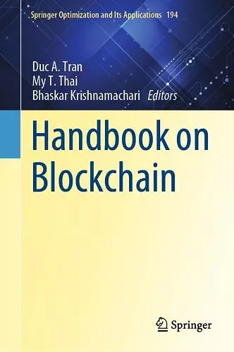 Handbook on Blockchain cover