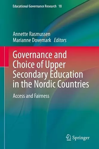 Governance and Choice of Upper Secondary Education in the Nordic Countries cover