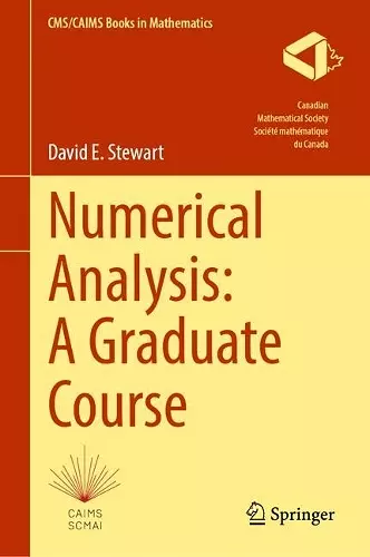 Numerical Analysis: A Graduate Course cover