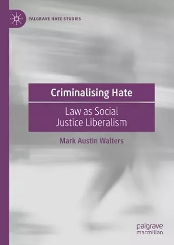 Criminalising Hate cover