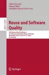 Reuse and Software Quality cover