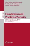 Foundations and Practice of Security cover