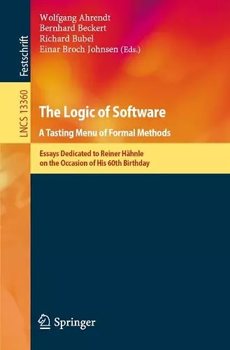 The Logic of Software. A Tasting Menu of Formal Methods cover