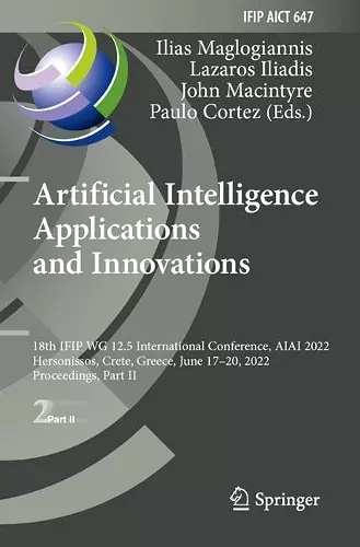 Artificial Intelligence Applications and Innovations cover