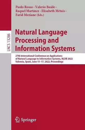 Natural Language Processing and Information Systems cover