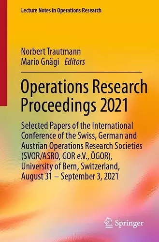 Operations Research Proceedings 2021 cover