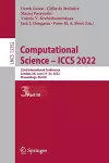 Computational Science – ICCS 2022 cover