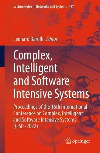 Complex, Intelligent and Software Intensive Systems cover