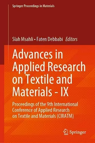 Advances in Applied Research on Textile and Materials - IX cover