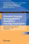 Information Processing and Management of Uncertainty in Knowledge-Based Systems cover