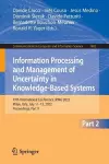 Information Processing and Management of Uncertainty in Knowledge-Based Systems cover