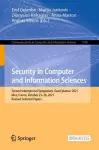 Security in Computer and Information Sciences cover