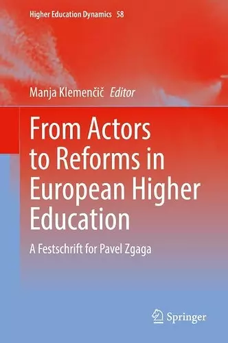 From Actors to Reforms in European Higher Education cover