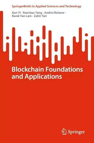 Blockchain Foundations and Applications cover