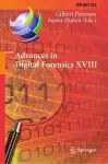 Advances in Digital Forensics XVIII cover