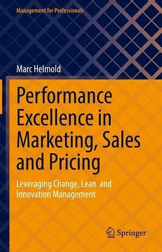 Performance Excellence in Marketing, Sales and Pricing cover