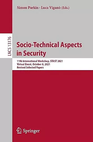 Socio-Technical Aspects in Security cover