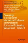 Proceedings of the Sixteenth International Conference on Management Science and Engineering Management – Volume 1 cover